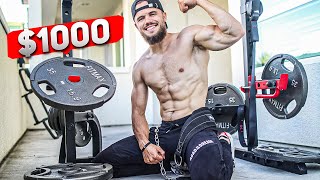 How To Build $1000 Perfect Home Gym (Just Wow)
