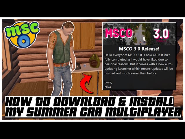 HOW TO DOWNLOAD & INSTALL MY SUMMER CAR ONLINE - MULTIPLAYER MOD (MSCO 3.0)  2022