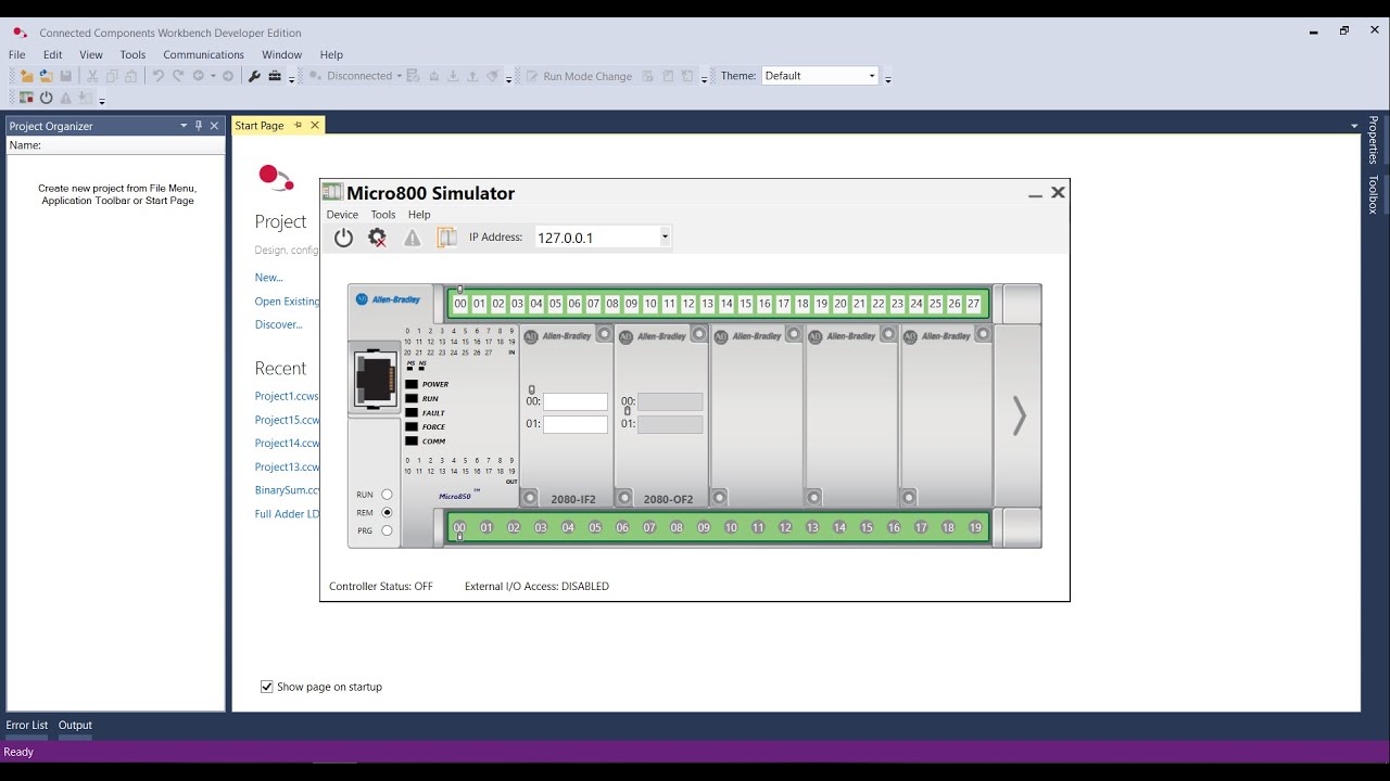 REST API with the Micro800 Simulator - YouTube