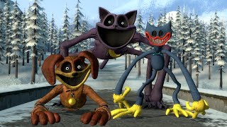 MONSTER DOGDAY + MUTANT CATNAP POPPY PLAYTIME CHASEING WITH With Grab Pack In Garry's Mod!