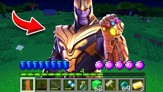 How to play THANOS DADDY in Minecraft! DON'T watch at Infinity Gauntlet! NOOB vs PRO challenge