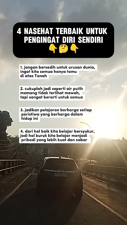 4 Nasehat terbaik untuk pengingat diri sendiri 🤔👇#motivasi #quotes