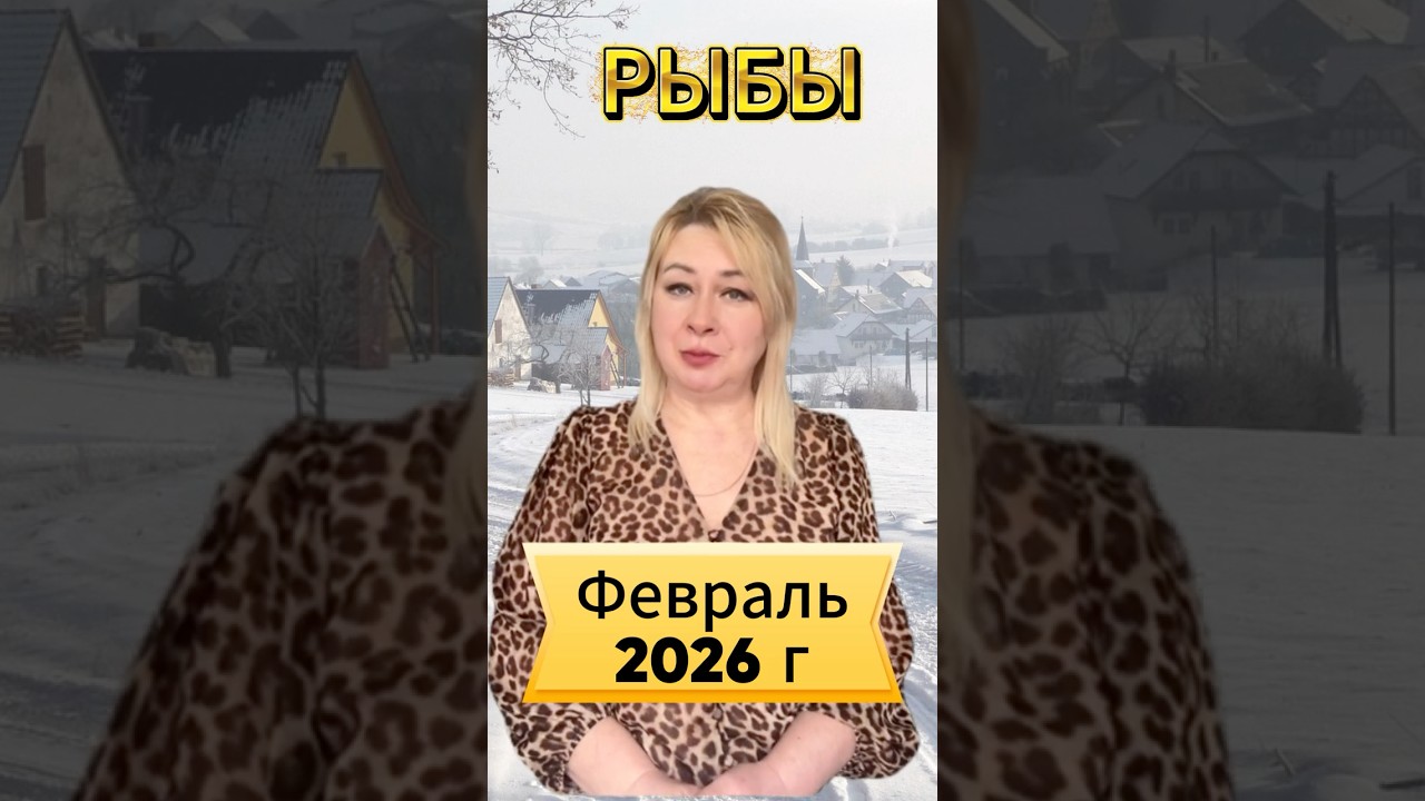 Рыбы, ловите редкую удачу в феврале !