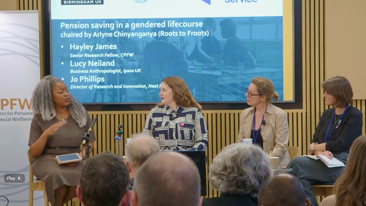 Personal Financial Wellbeing Research Conference 2025 – Pension saving in a gendered lifecourse