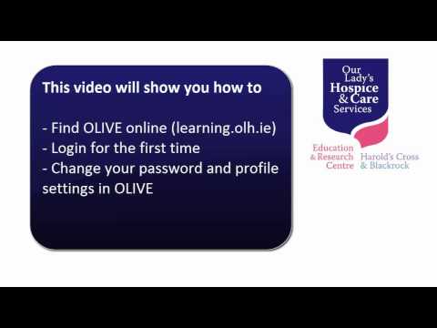 How to Login to OLIVE