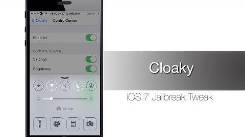 Cloaky iOS 7 Jailbreak Tweak: Hands-on - iPhone Hacks