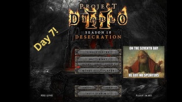 Druid SSF to T2 Rathma (Day 7 The Splinter Chase)