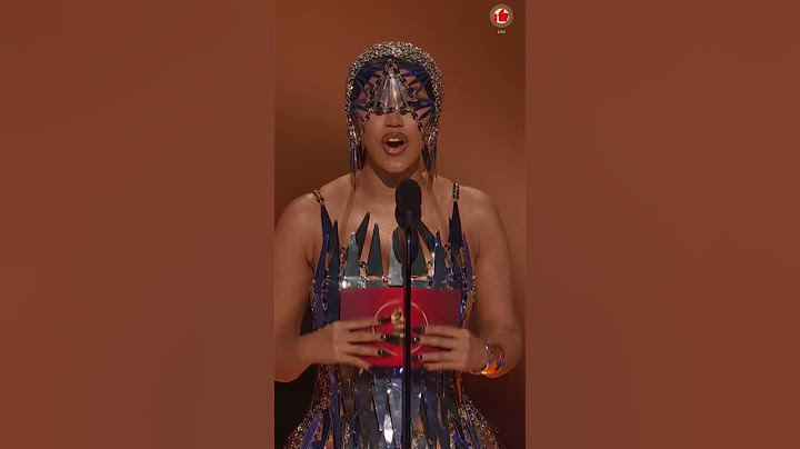 Cardi B presenting the Best Rap Album. #shorts