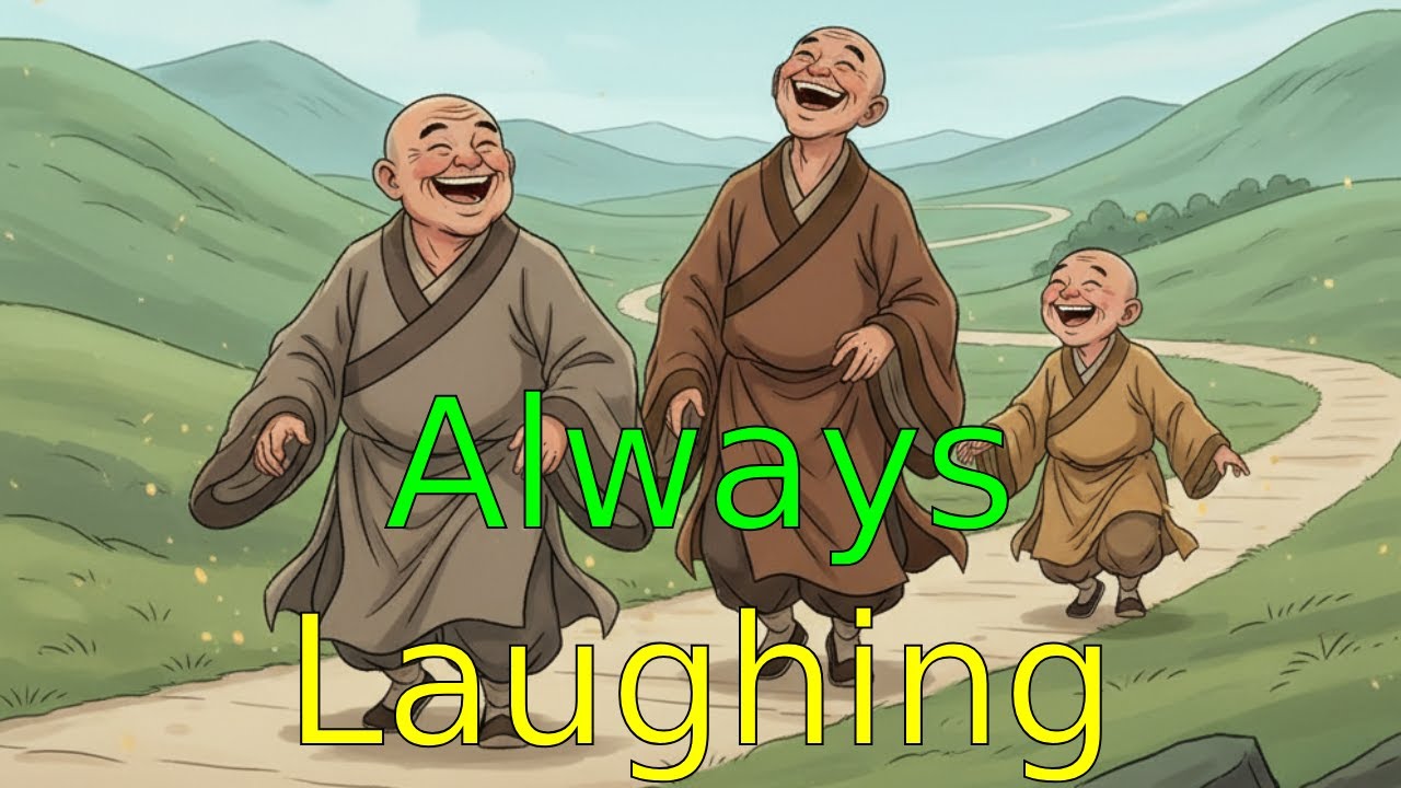 The Three Laughing Monks: The Secret of Joyful Living (Ancient Chinese Fable)