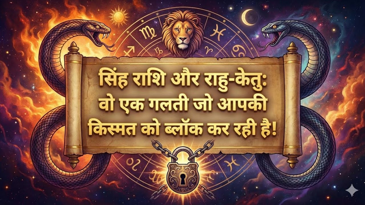 Singh Rashi: आपकी किस्मत बदलने वाली है! ⚠️ North Node का भयानक सच (Leo Horoscope)