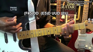 Prince Funk Guitar Riffs Lesson 1 EEMusicLIVE