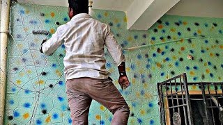 wall texture painting design | how to make stone type wall texture design