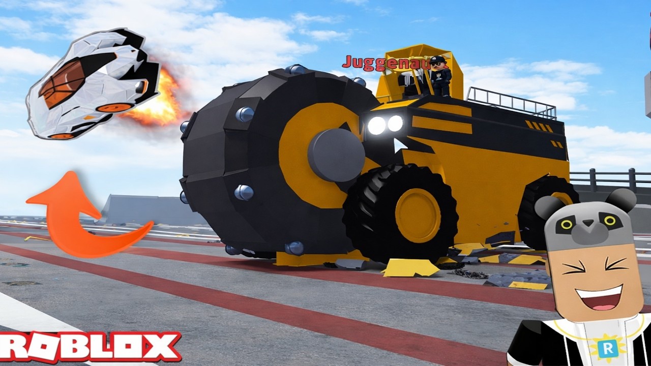 ARABA FIRLATAN DEV KAMYON!? 😱 Araba Kapışması ÇILGINLAŞTI! | Panda ile Roblox Car Crushers 2