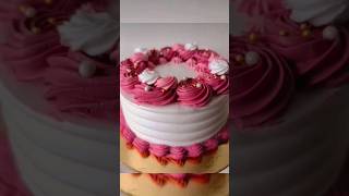 Lets decorate a simple cake with me❤shortsshortviraltrendingyoutubeshortsyoutubeshortvideo2k