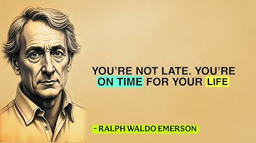 You’re Not Behind. You’re On Your Own Path | The Emerson Way