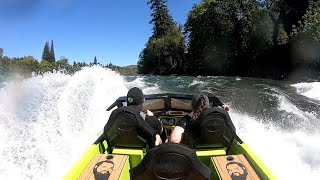 Mini jet boat North Umpqua river forks