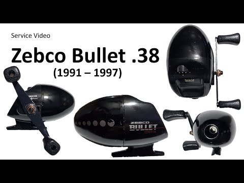 Zebco Bullet .38 Vintage Spincast Fishing Reel (1991 - 1997) Service Video  