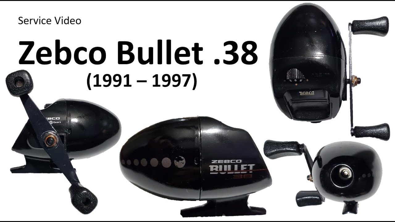 Zebco Bullet .38 Vintage Spincast Fishing Reel (1991 - 1997) Service Video  