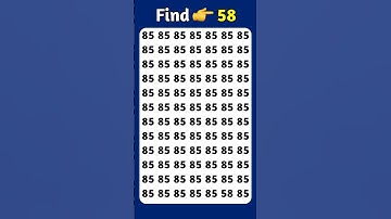 Find The Odd Number 58 #findtheoddnumber #shorts #maths #riddle #puzzle #viral #viralshorts #quiz