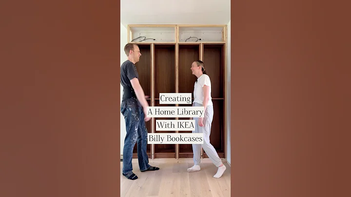 IKEA Billy bookcase hack | creating a home library!