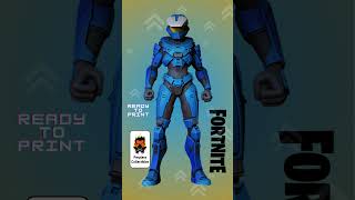 Ready to print. #3d #3dmodeling #zbrush #zbrushmodel #fortnite #halo #spartan #collectible
