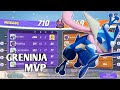 Hero greninja di mode rank mvp  di pokemon unite indonesia pokemonunite gameplay greninja