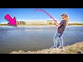 Fishing a massive river for aggressive toothy fish found em