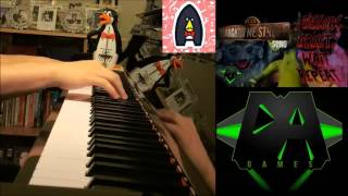 Video thumbnail of "123 SLAUGHTER ME STREET SONG - FOLLOW, GREET, WAIT, REPEAT - DAGames (Advanced Piano Cover)"