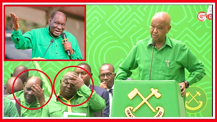 MANENO ya KUSHTUA! - KINANA AVUNJA UKIMYA - AANZA na WASIRA KWENYE HOTUBA -"WASIRA ni MZALENDO"