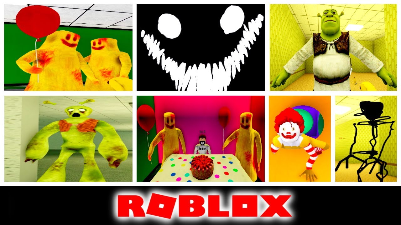 SHREK IN THE BACKROOMS - Roblox Horror Tier List #roblox