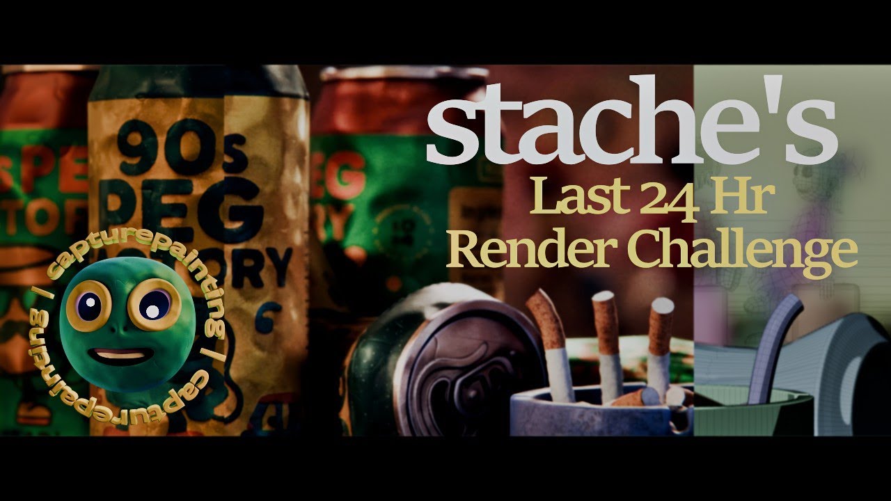 My Submission to Stache's Last 24 Hr Render Challenge | Blender | 
