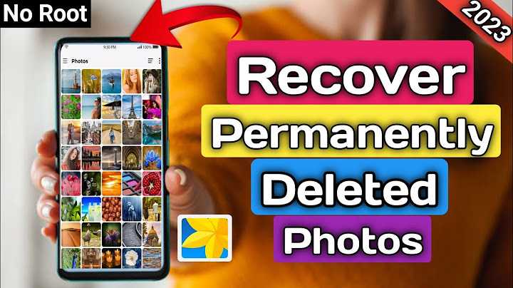 How to find deleted photos on android phone