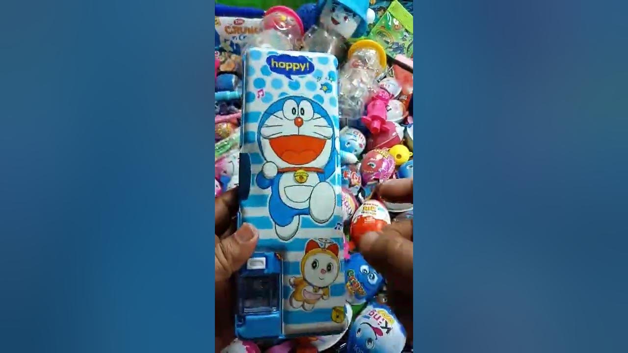 DORAEMON GEOMETRY BOX FULL OF CANDIES YouTube