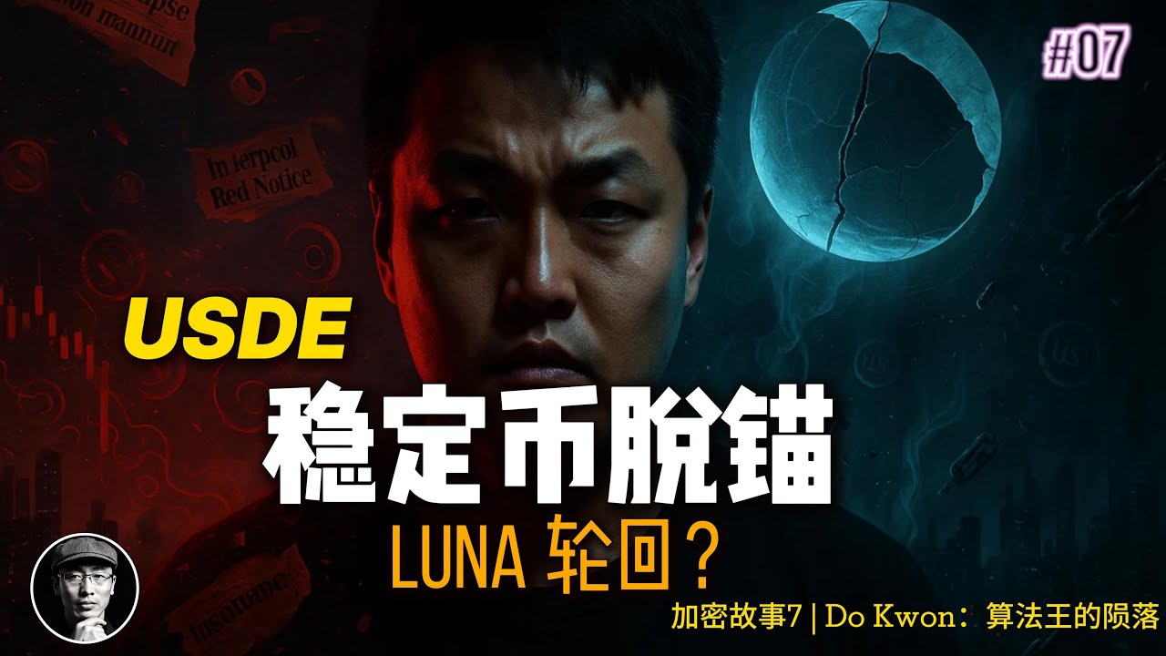 Do Kwon如何让400亿美元5天归零？UST崩盘全记录｜USDE会是下一个LUNA吗？算法稳定币死亡螺旋 | 加密星球