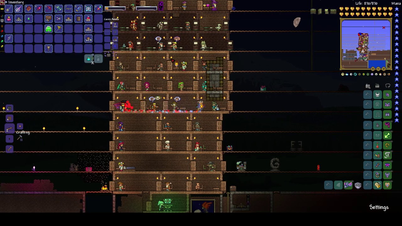 playing some terraria - YouTube