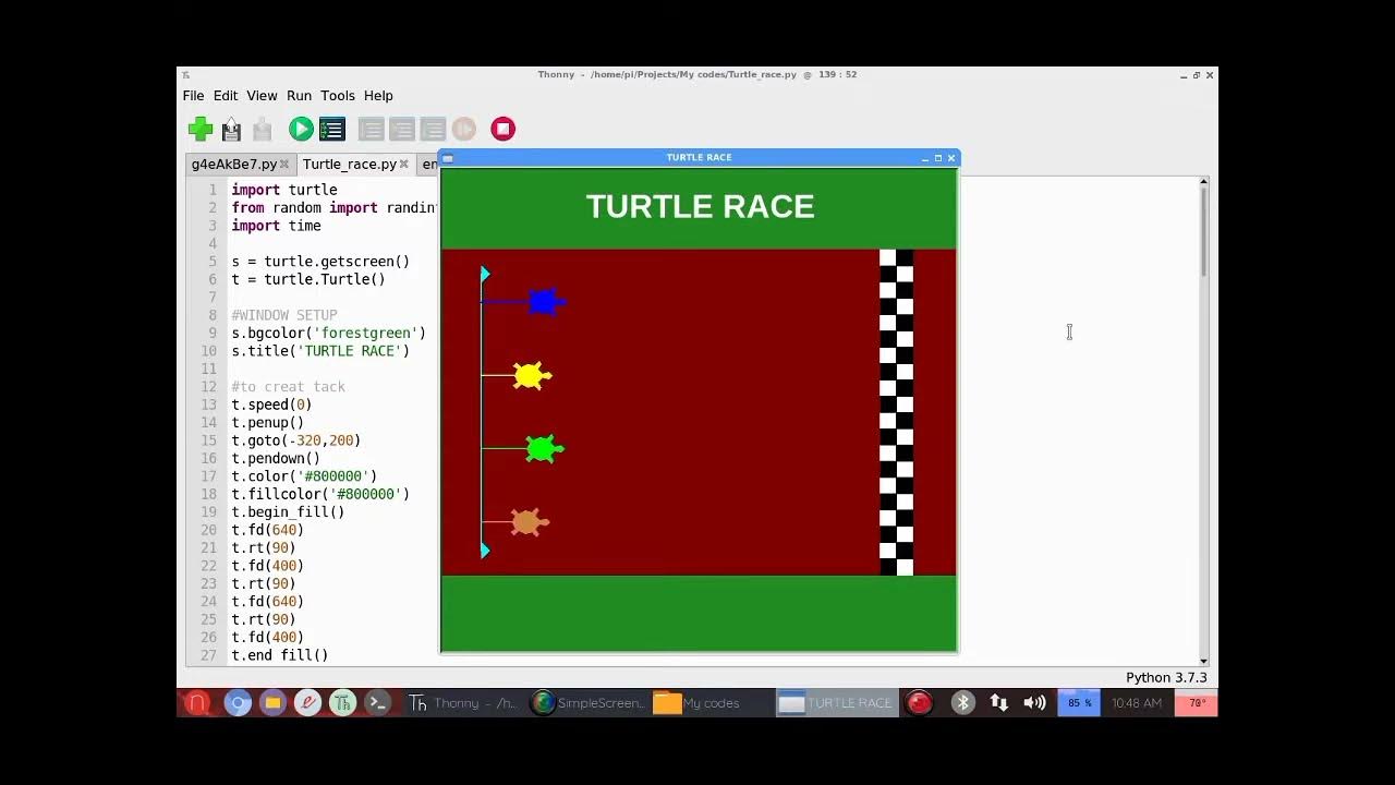 Python Beginners Project Ideas 💡| Python Turtle | Raspberry Pi - YouTube