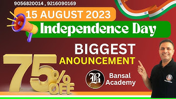 TGT PGT Exam Coaching  Independence Day Offer 75% Off