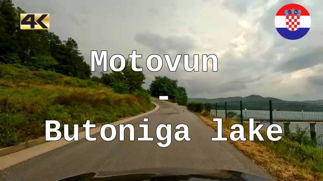 [Short] Drive from Motovun to the beautiful Butoniga lake viewpoint in ...