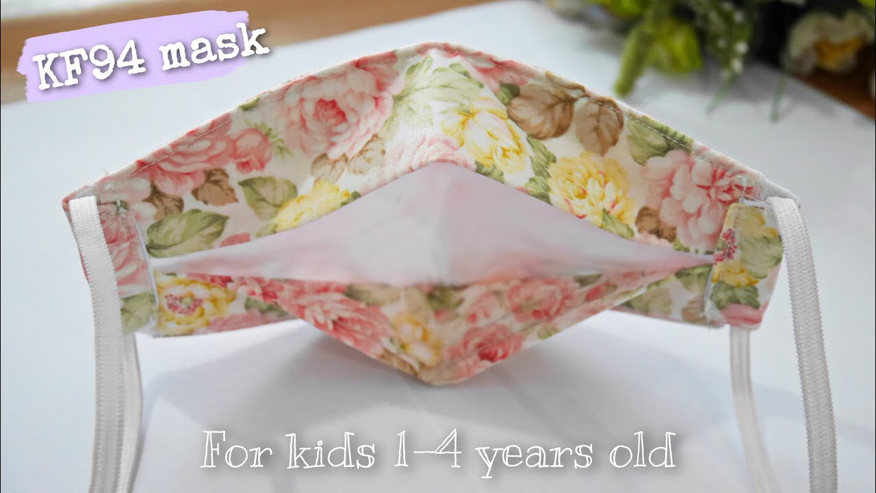 KF94 fabric face mask diy|mask for kids 1-4 years old|sewing tutorial|korean mask kid|Maejam maaja
