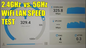 WiFi 2.4G vs 5G LAN Speed Test