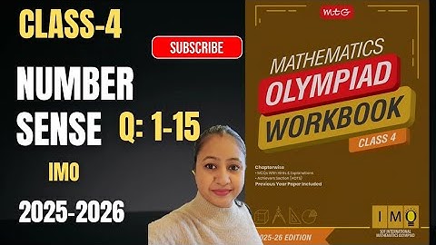 🏆SOF IMO Class-4 🥇2025-2026 🏅 Number Sense Chapter-1 ✅️ International Mathematics Olympiad 