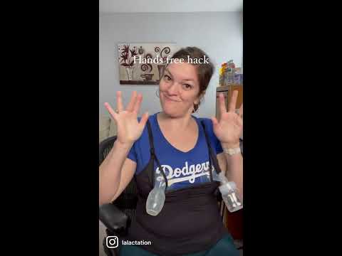 Hands Free Pumping Bra Hack