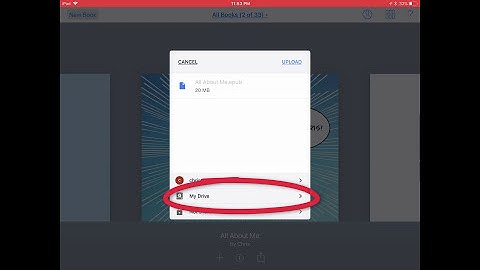Book Creator - Uploading  Book To Google Drive