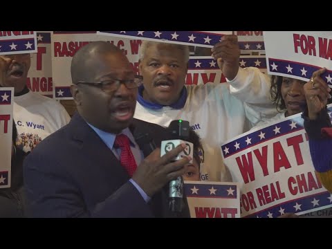 A Rasheed N Rasheed N.C. Wyatt officially announces bid for mayor - YouTube
