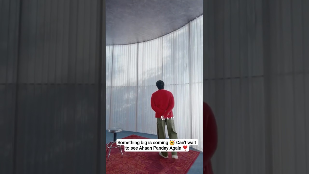 Ahaan Panday's giving New Movie Hint 🥳❣️