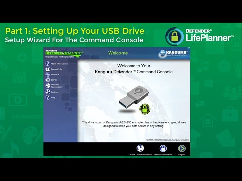The Setup Wizard Part 1: Setting Up The USB Drive Security and The Command Console