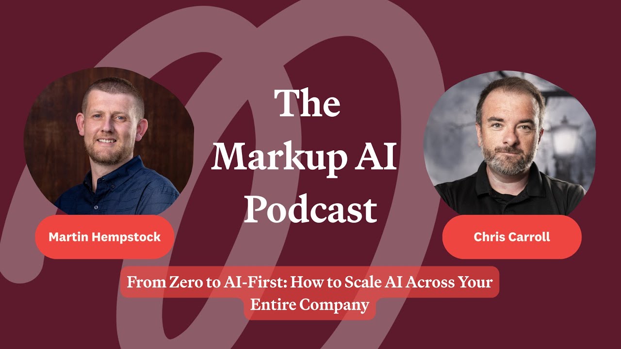 Scaling AI across an entire company - interview with Martin Hemtock