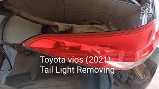 Tail Light Removing Toyota Vios 2021