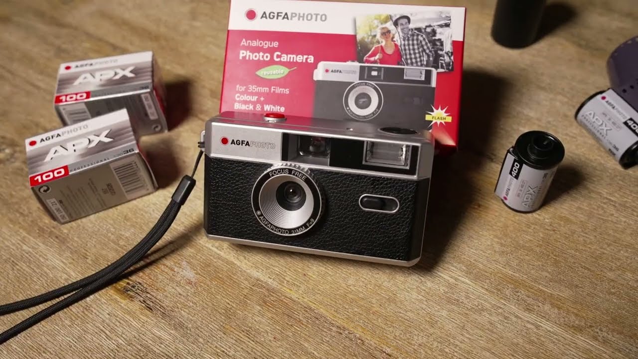 How to load AgfaPhoto analogue reusable camera with 35mm film