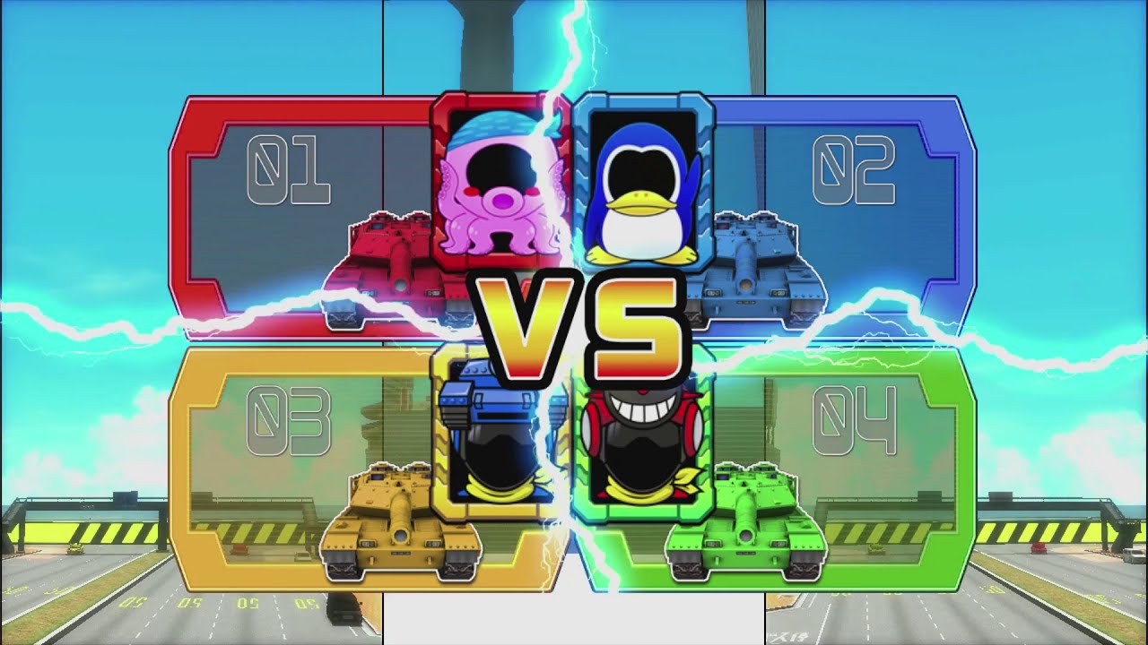 TANK!TANK!TANK!（タンク！タンク！タンク！）WiiU] 4人敵同士で戦う